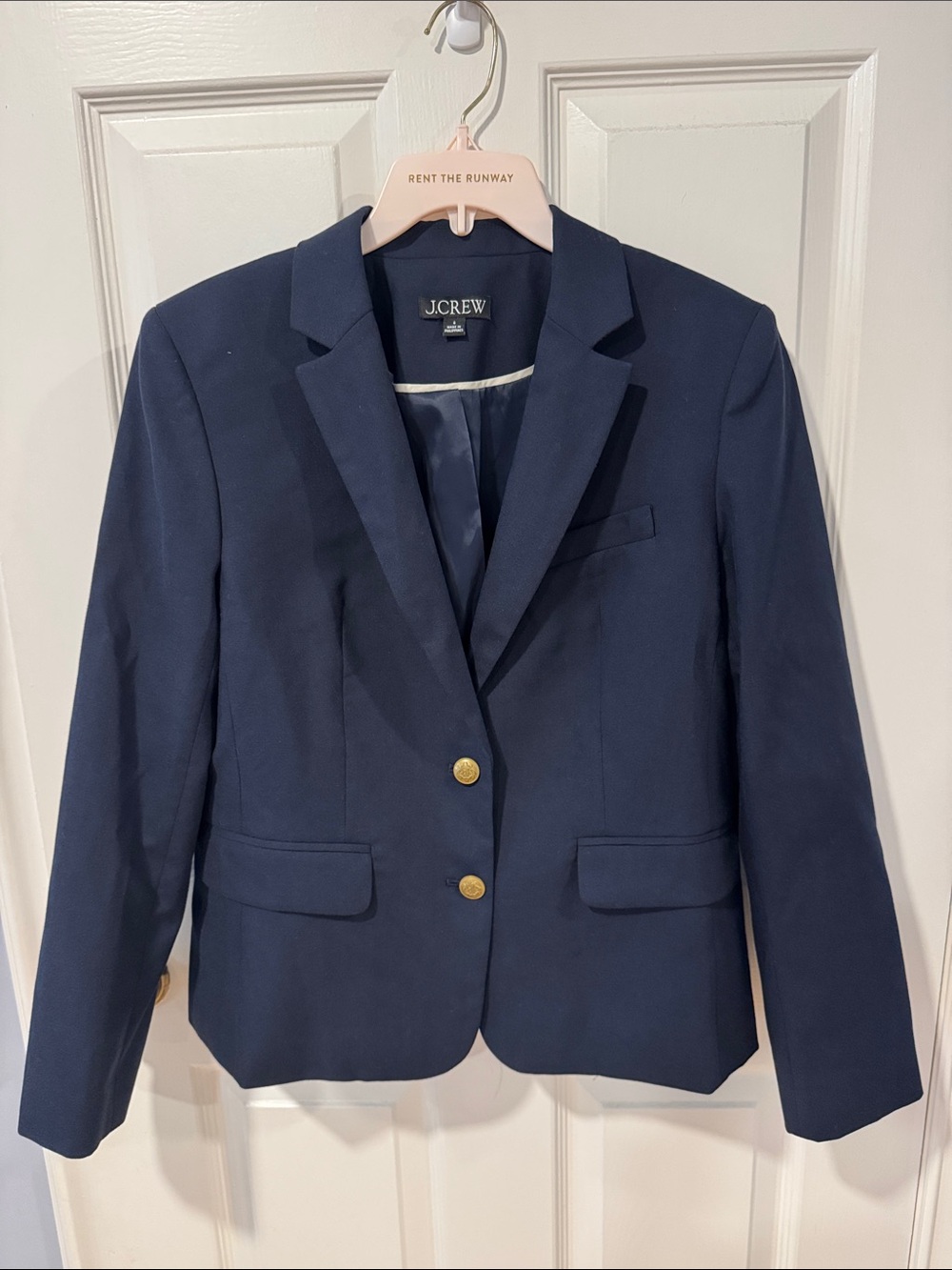 J. Crew Schoolboy Navy Blazer with Gold Buttons